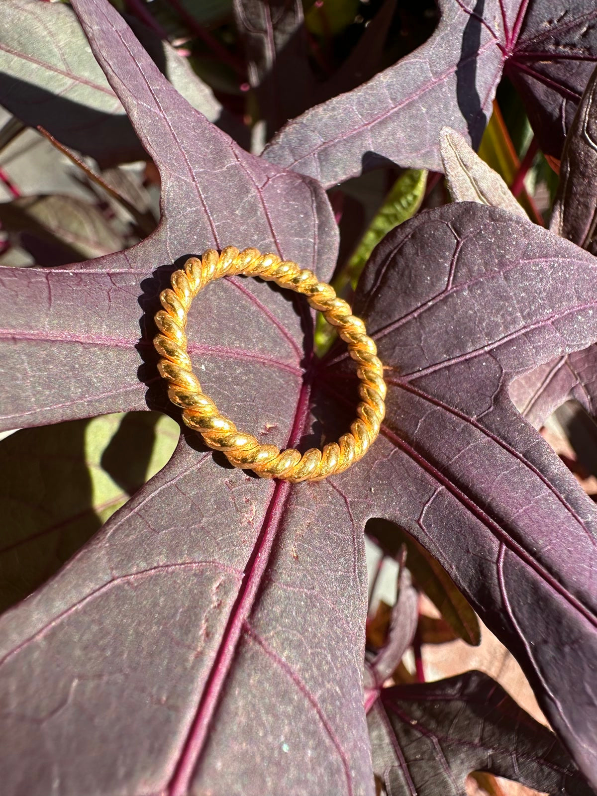 24K Gold 3mm Twist Band