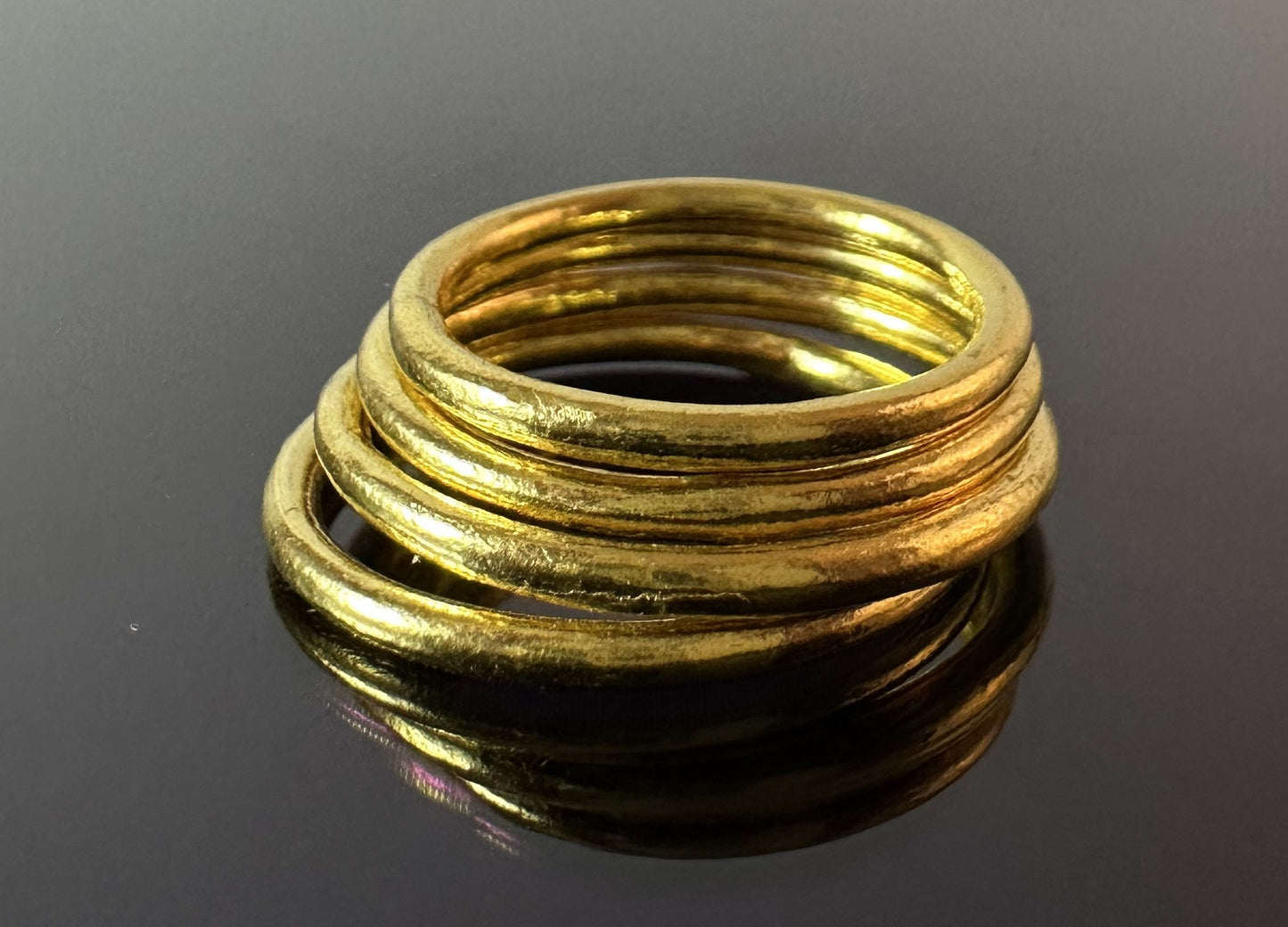 24K Gold Stacking 1.6mm Ring