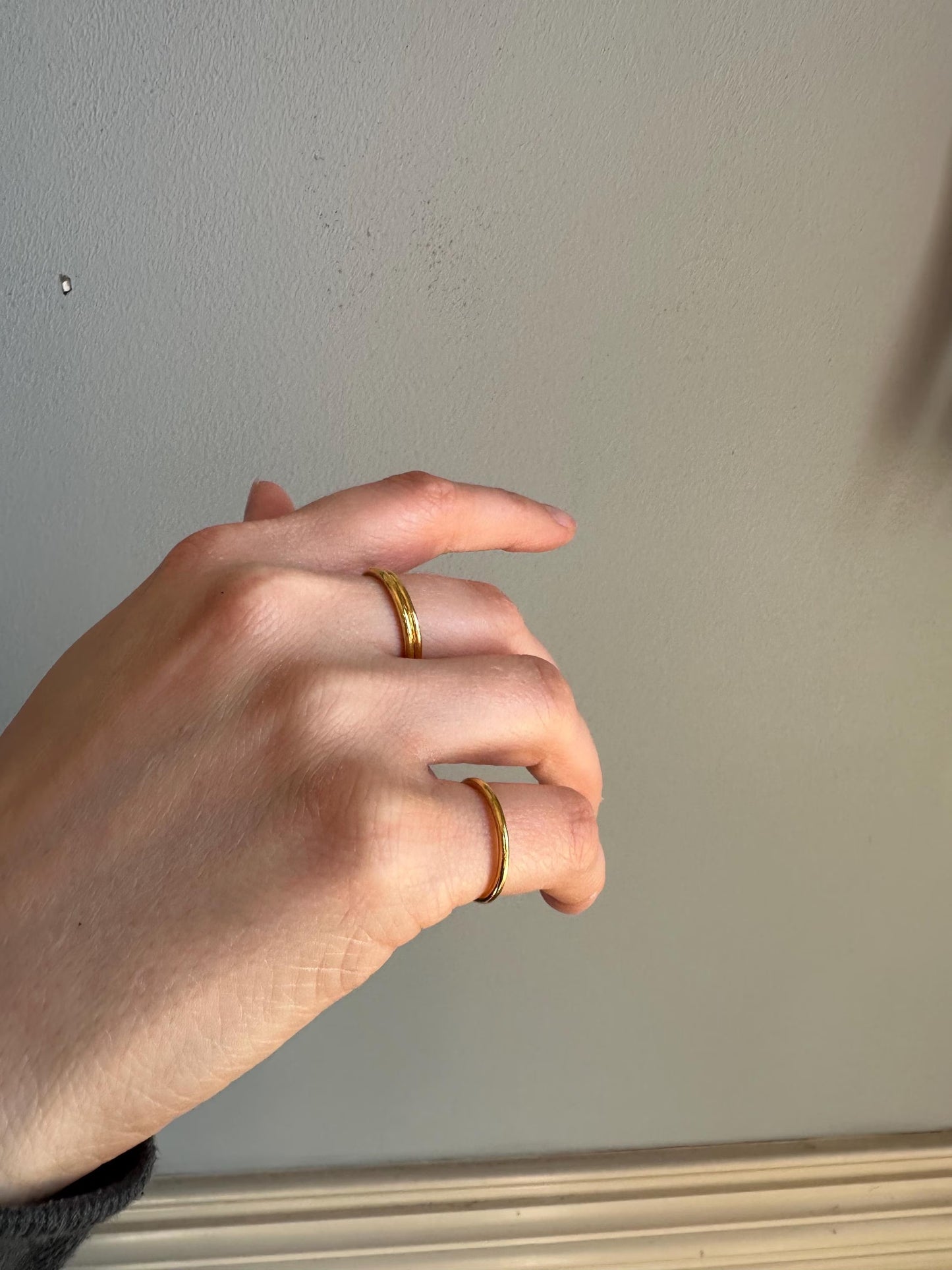 24K Gold Stacking 1.6mm Ring