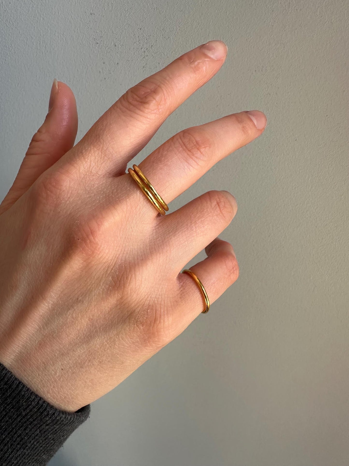 24K Gold Stacking 1.6mm Ring