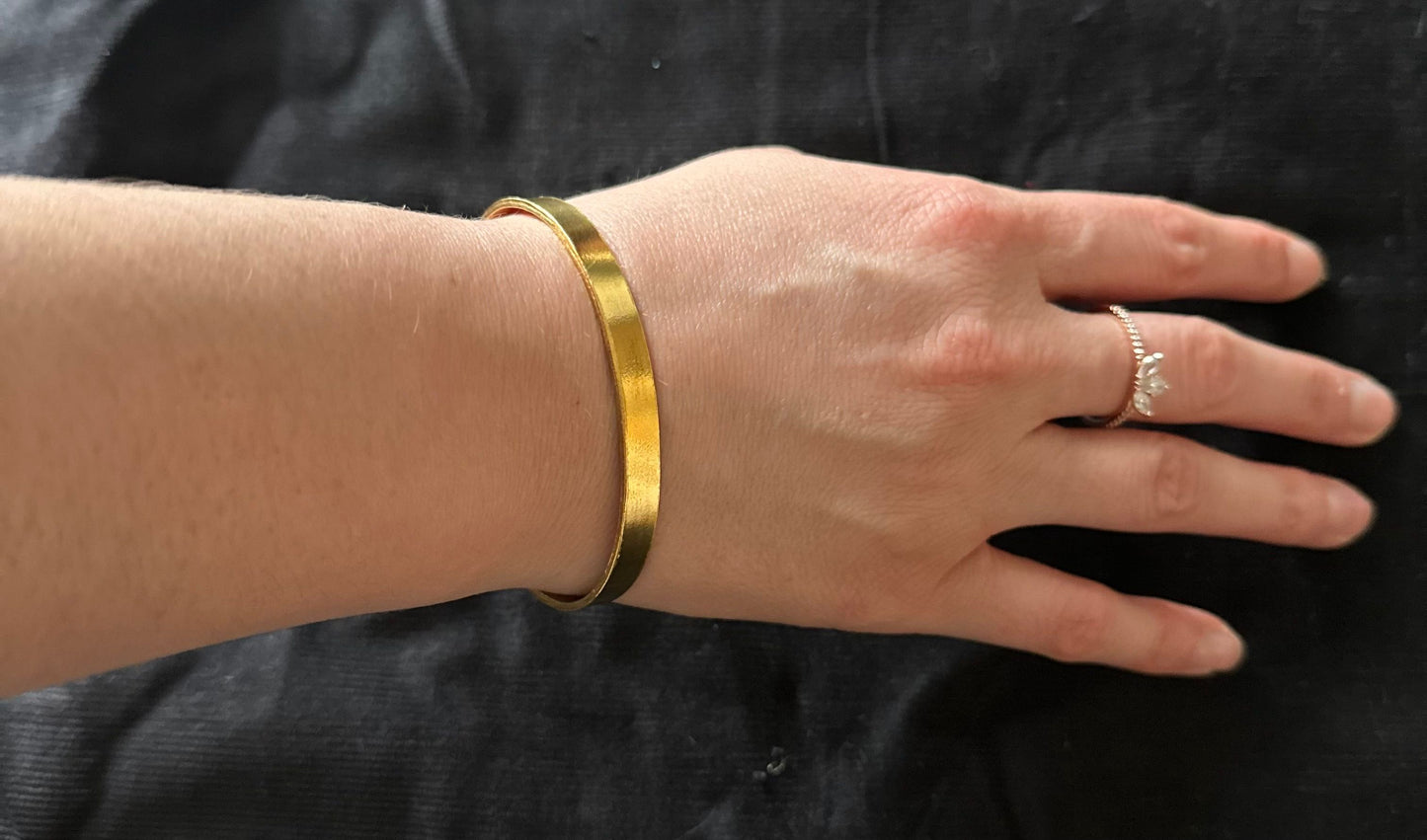 24K Gold 6mm Bracelet