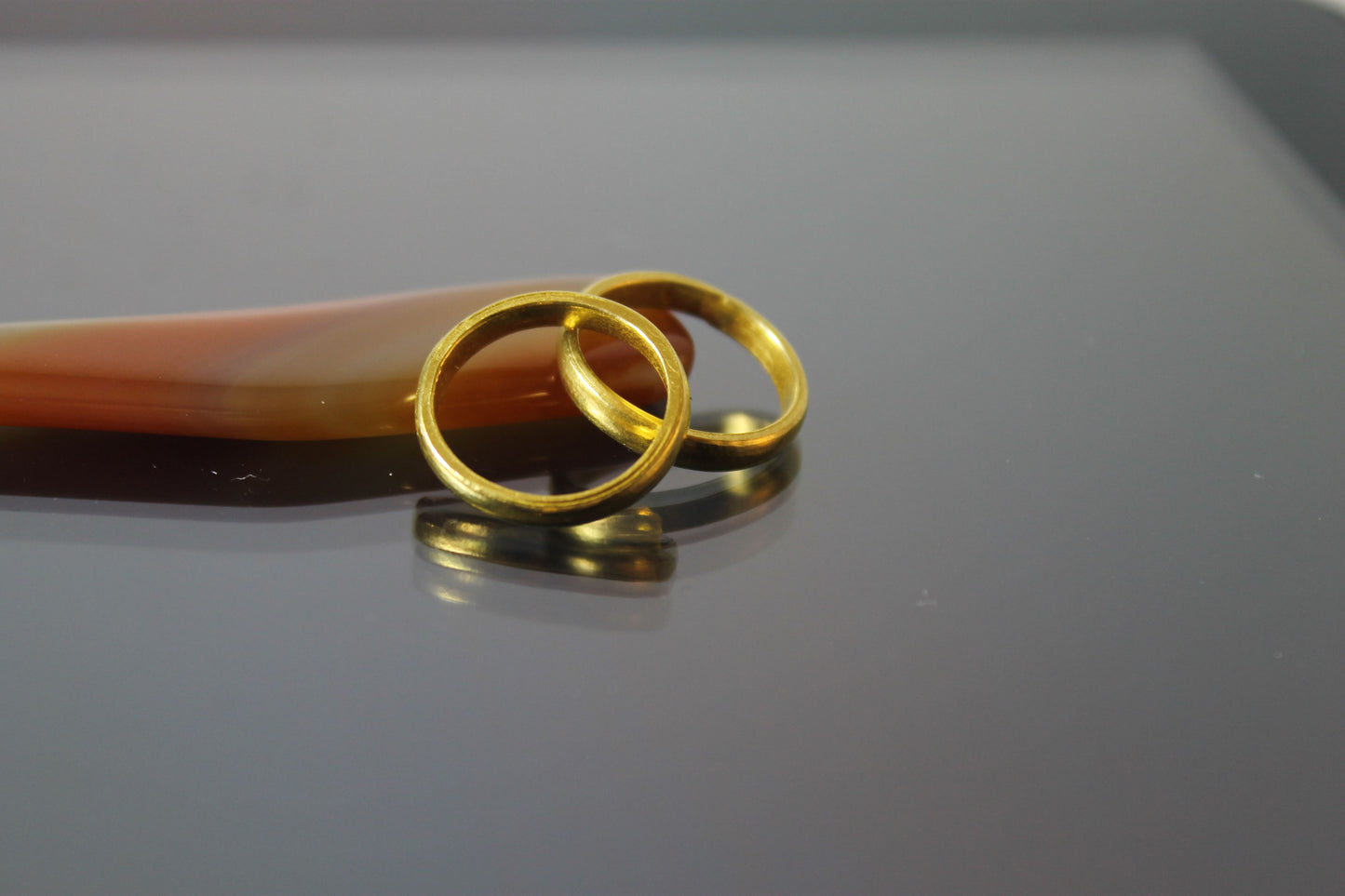24k Gold Rounded 2.8mm Ring
