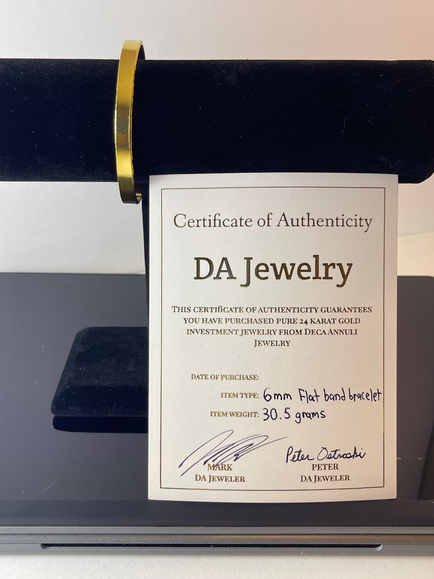 24K Gold 6mm Bracelet
