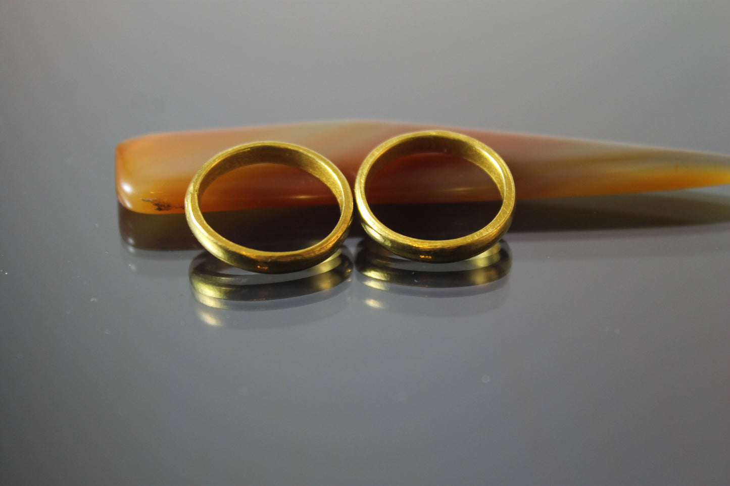 24k Gold Rounded 2.8mm Ring