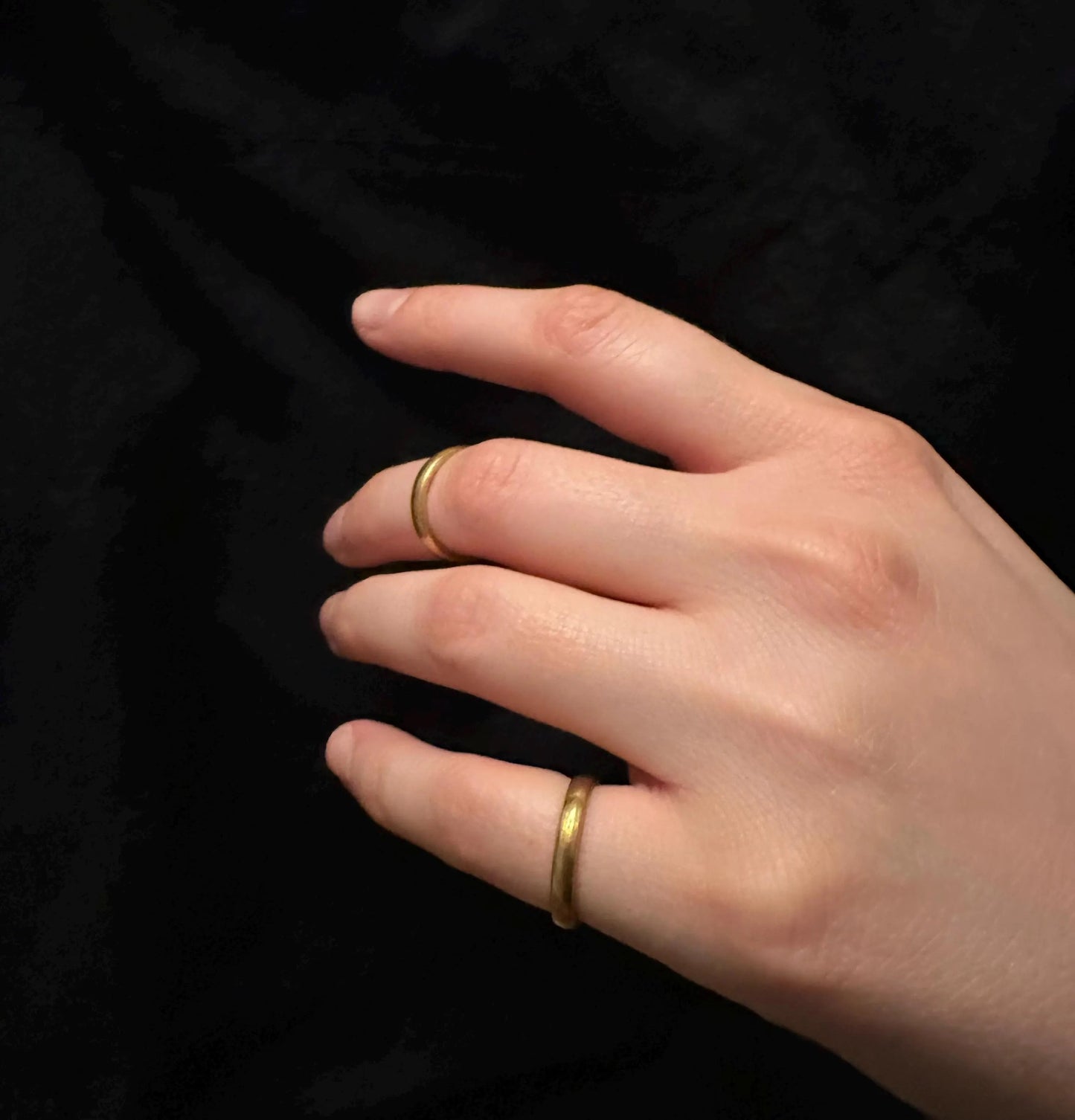 24k Gold Rounded 2.8mm Ring
