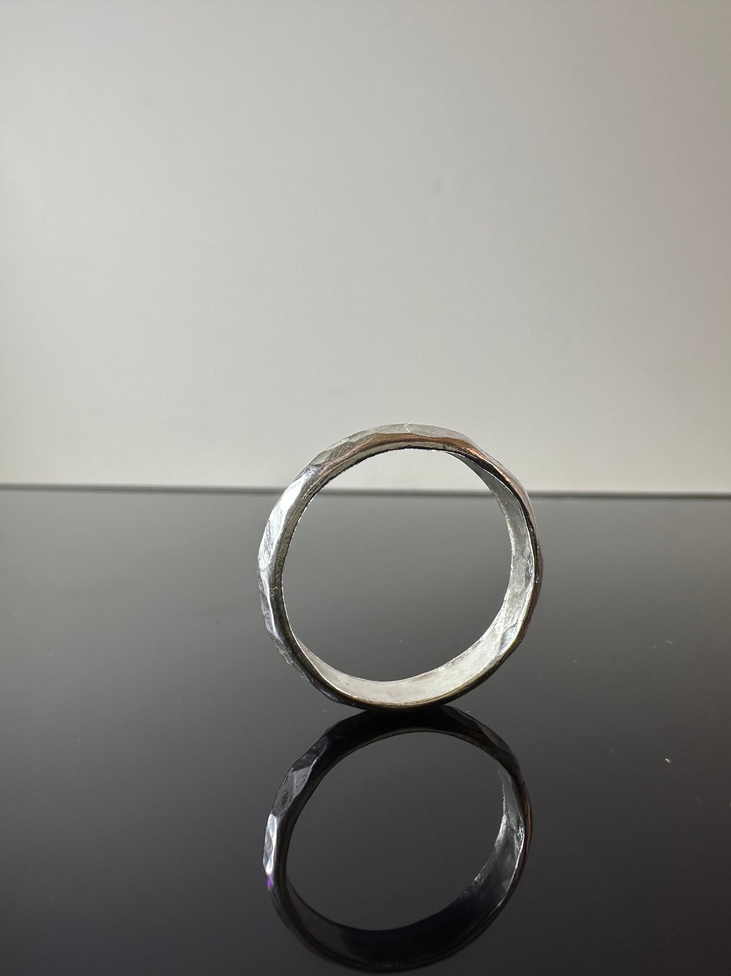 999 Silver Rounded/Textured 2.8mm Ring