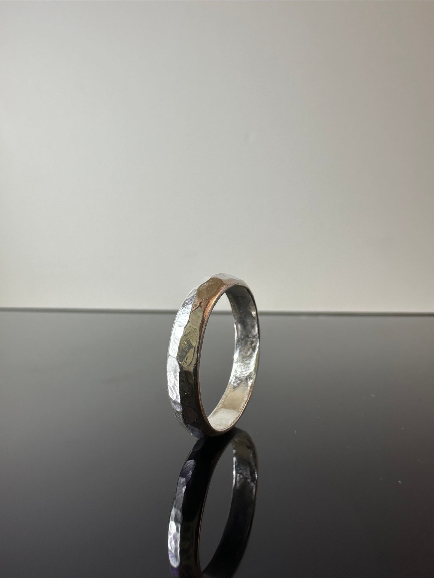 999 Silver Rounded/Textured 2.8mm Ring
