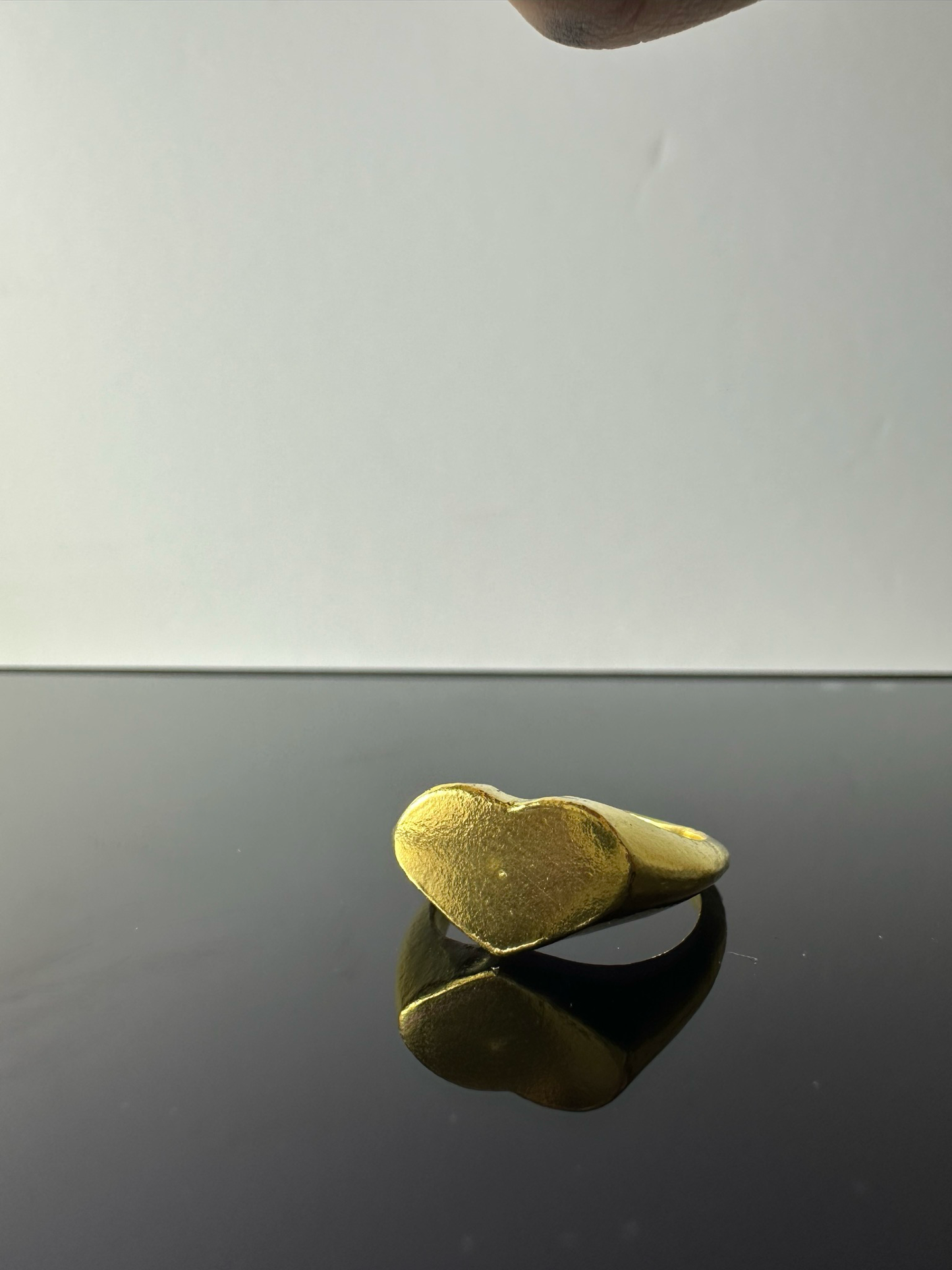 24K Heart Signet