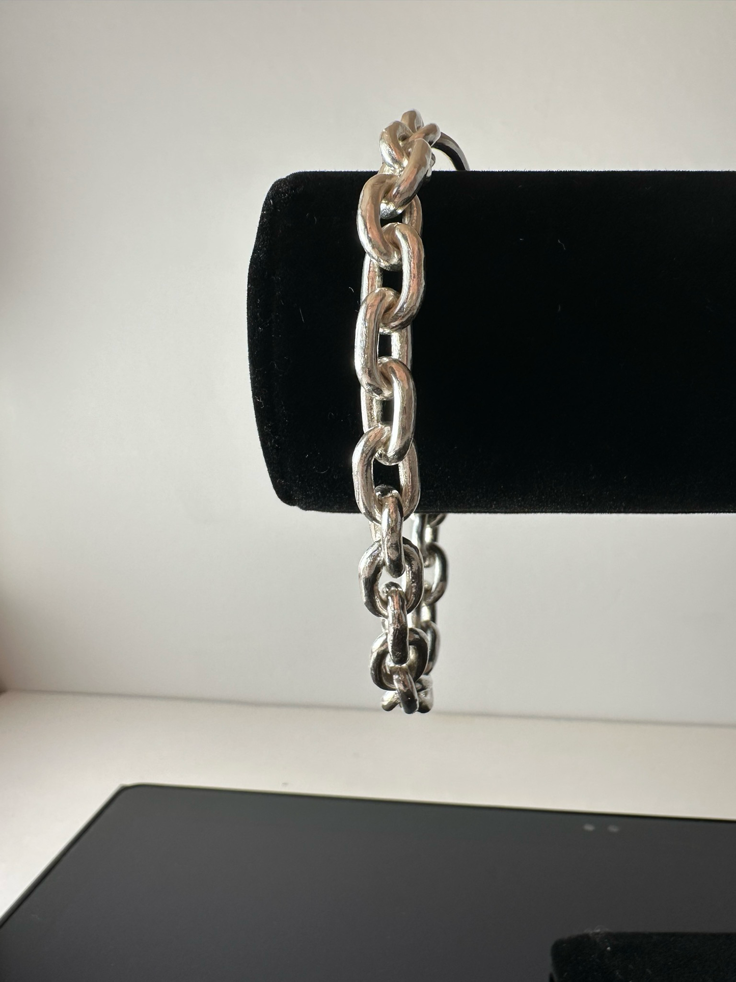 999 Pure Silver Rustic Chain Bracelet