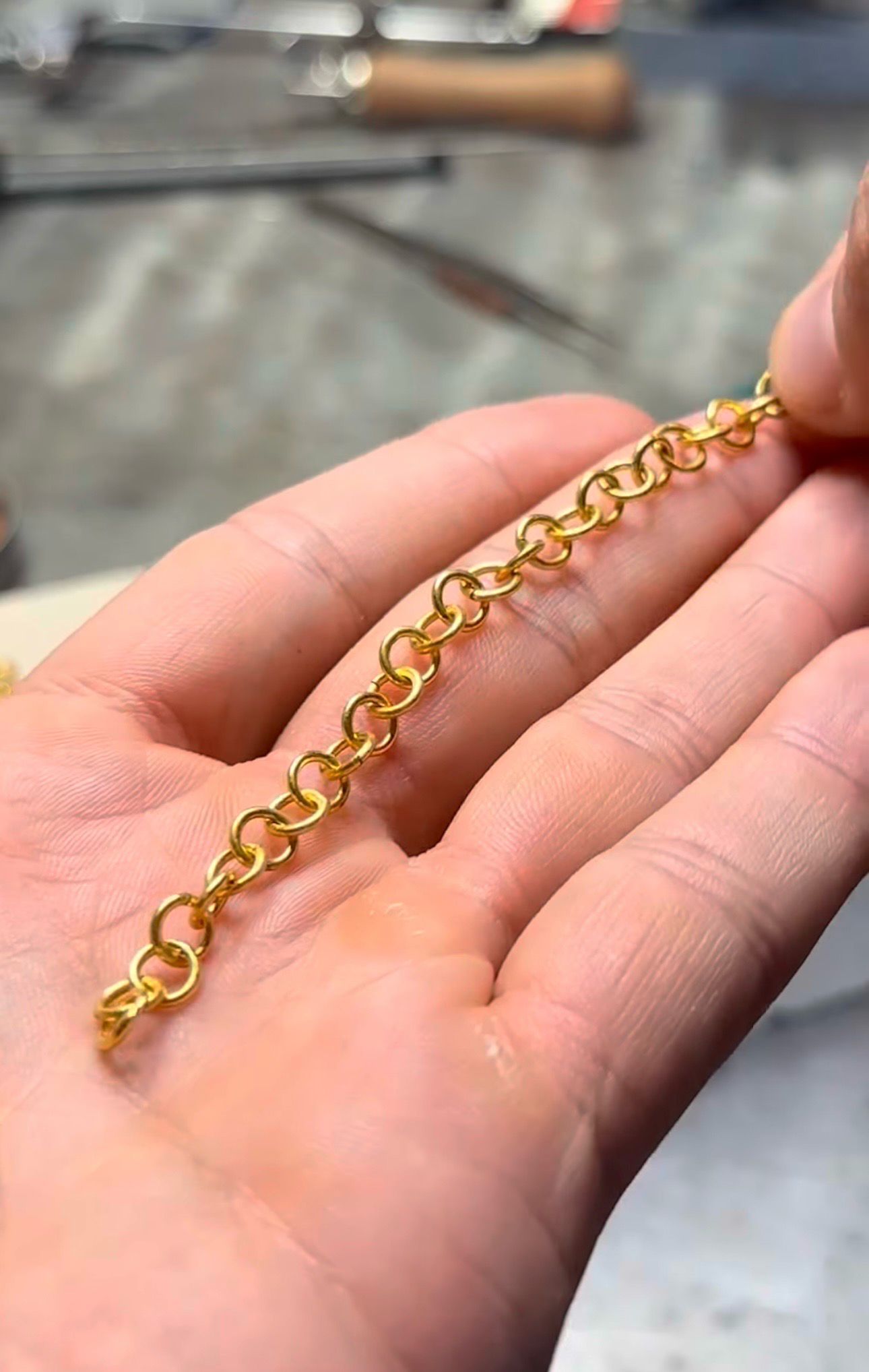 24K Gold Rolo Chain Extender