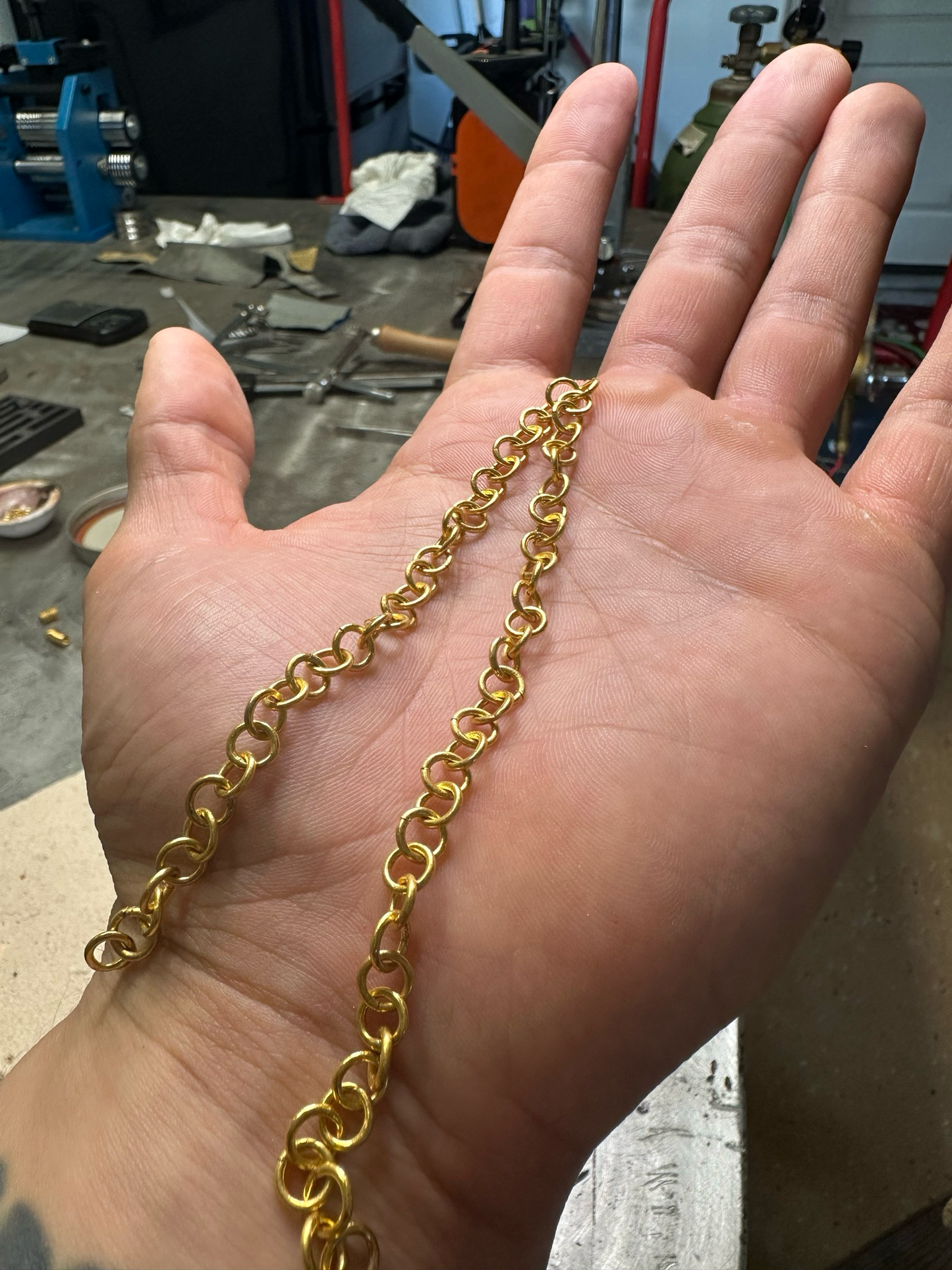 24K Gold Rolo Chain Extender