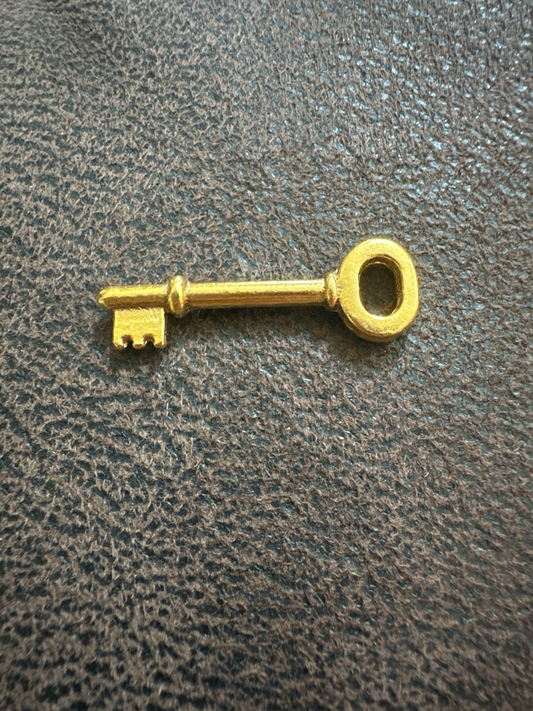 24K Key pendant
