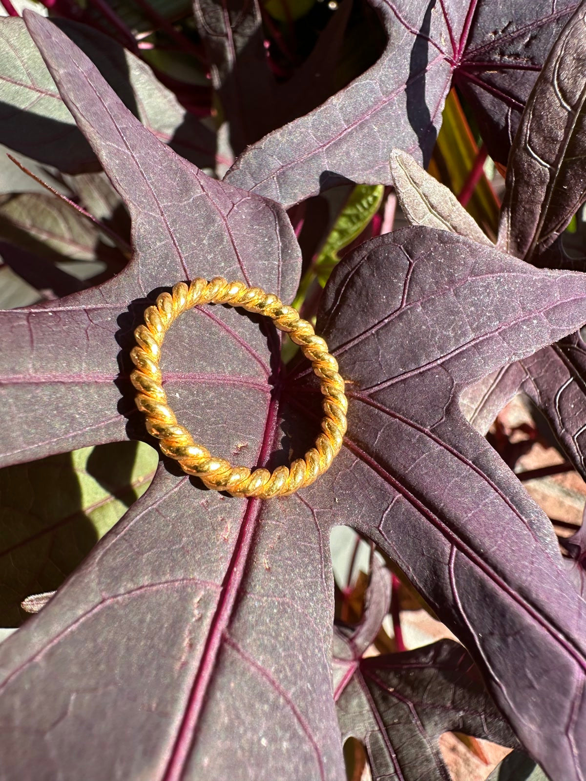 24K Gold 3mm Twist Band
